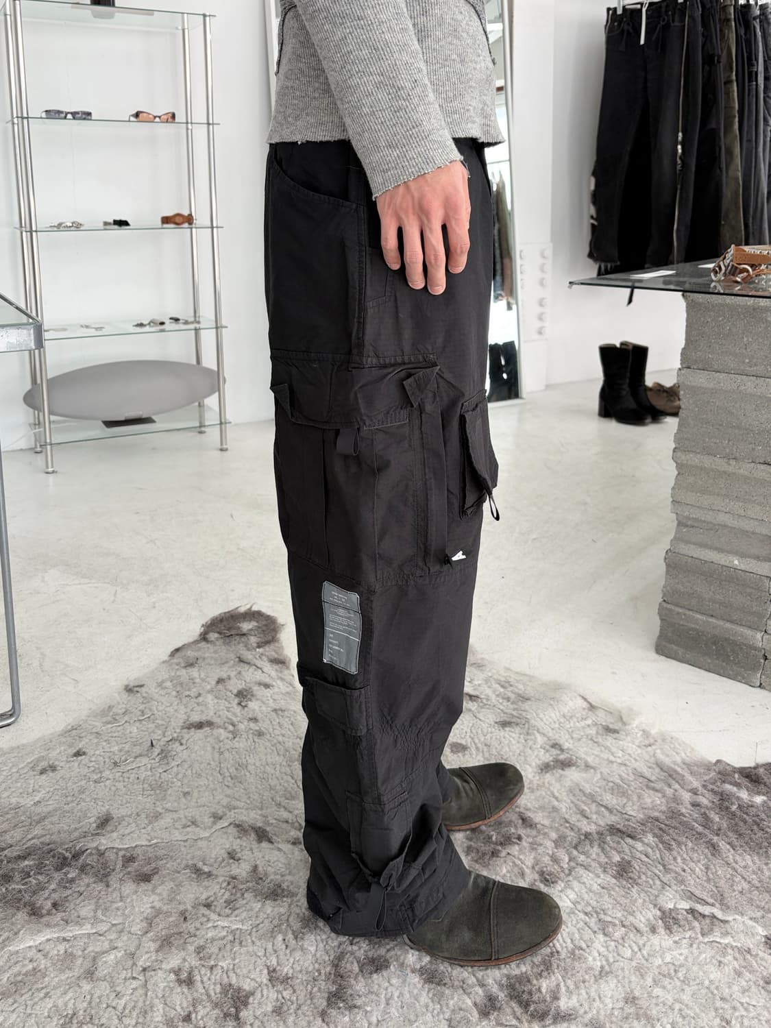 엔할리우드 멀티 포켓 와이드 택티컬 팬츠 상품이미지2