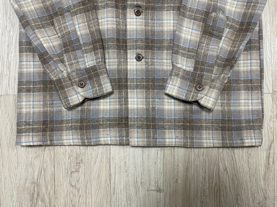 95) 70's 펜들턴 체크 울 보드셔츠(미국제)RRL&LVC&폴로 상품이미지9