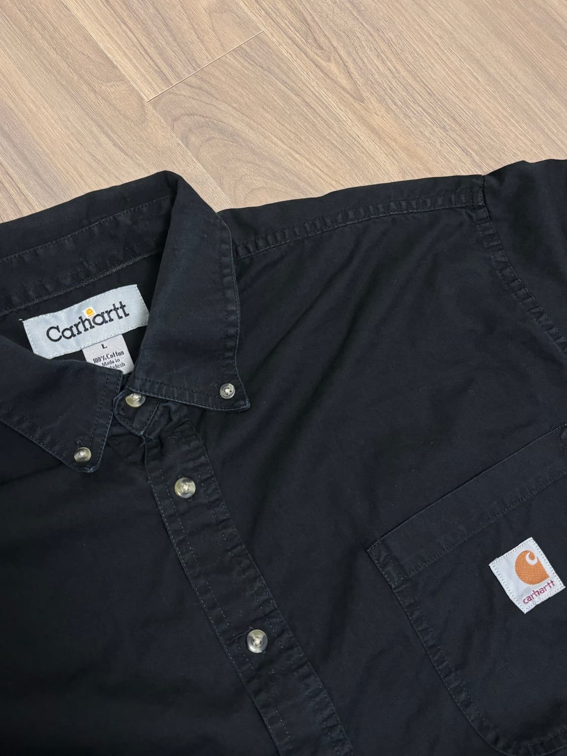 칼하트 셔츠 L 블랙 상품이미지2