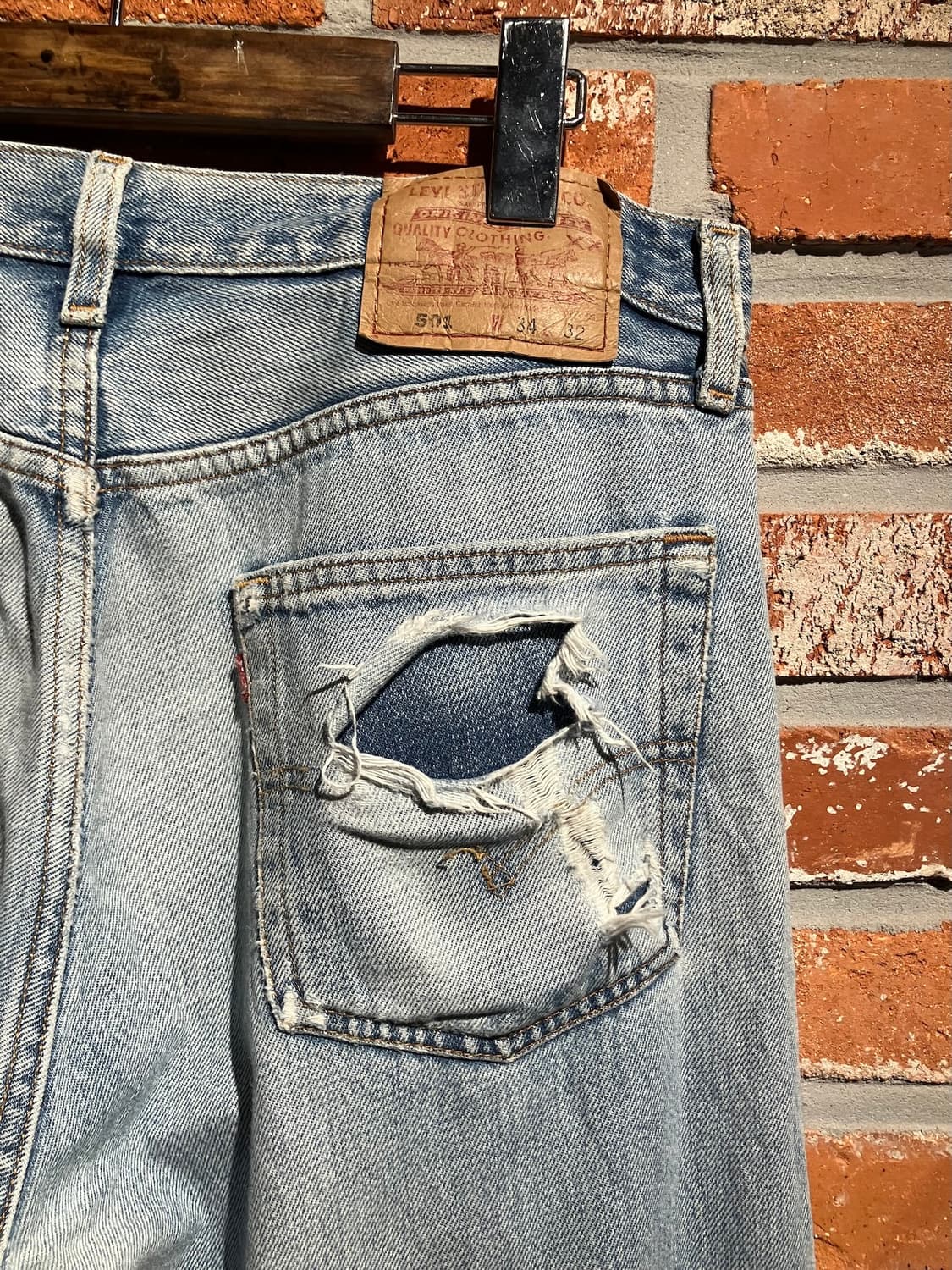 90s USA 빈티지 리바이스 501 데님 팬츠 상품이미지6