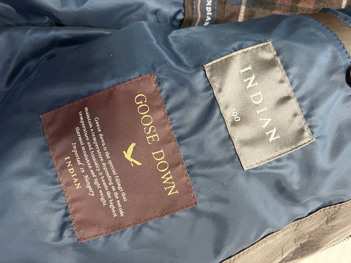 인디안 양가죽 구스다운 점퍼 100 상품이미지8
