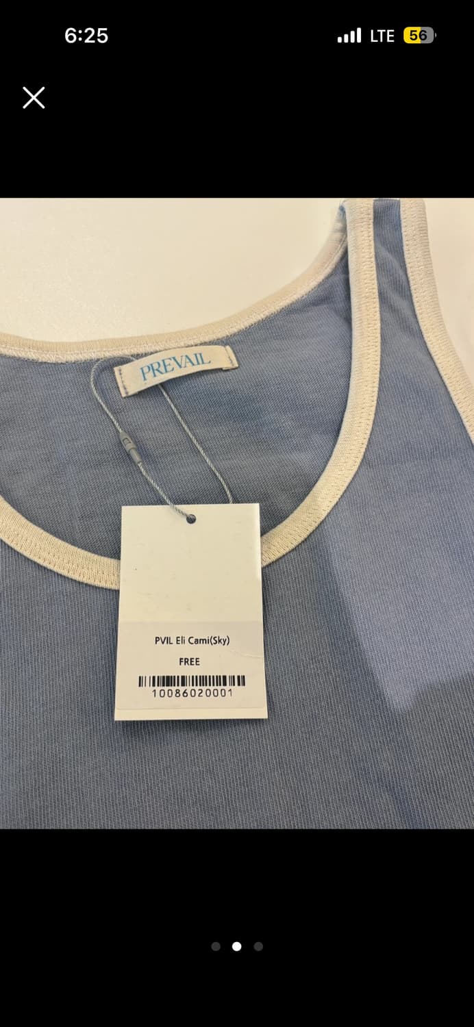 프리베일 슬리브리스 탑 상품이미지2