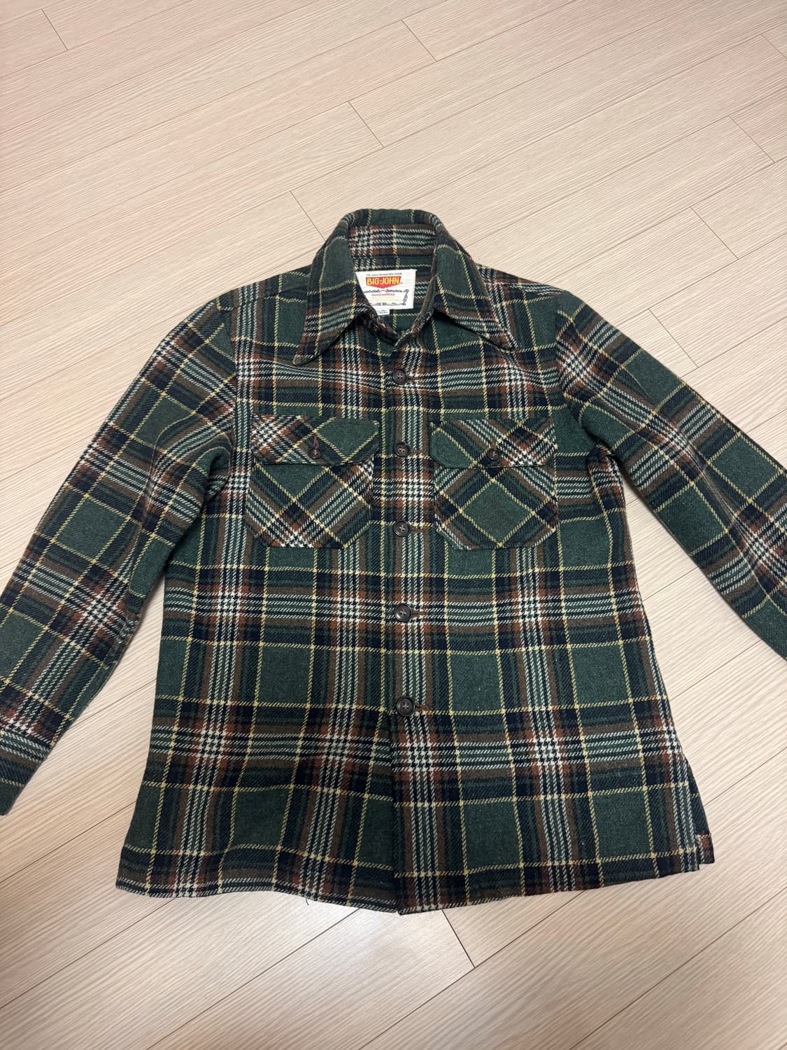 빈티지 울 셔츠 자켓 상품이미지1