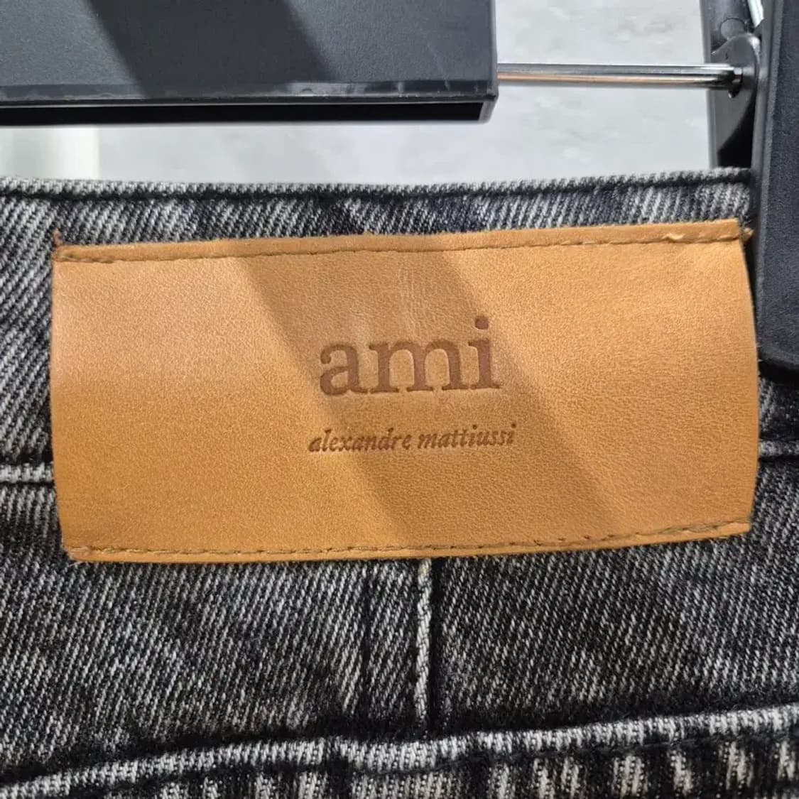 Ami 그레이 워싱 데님 팬츠 31 상품이미지4