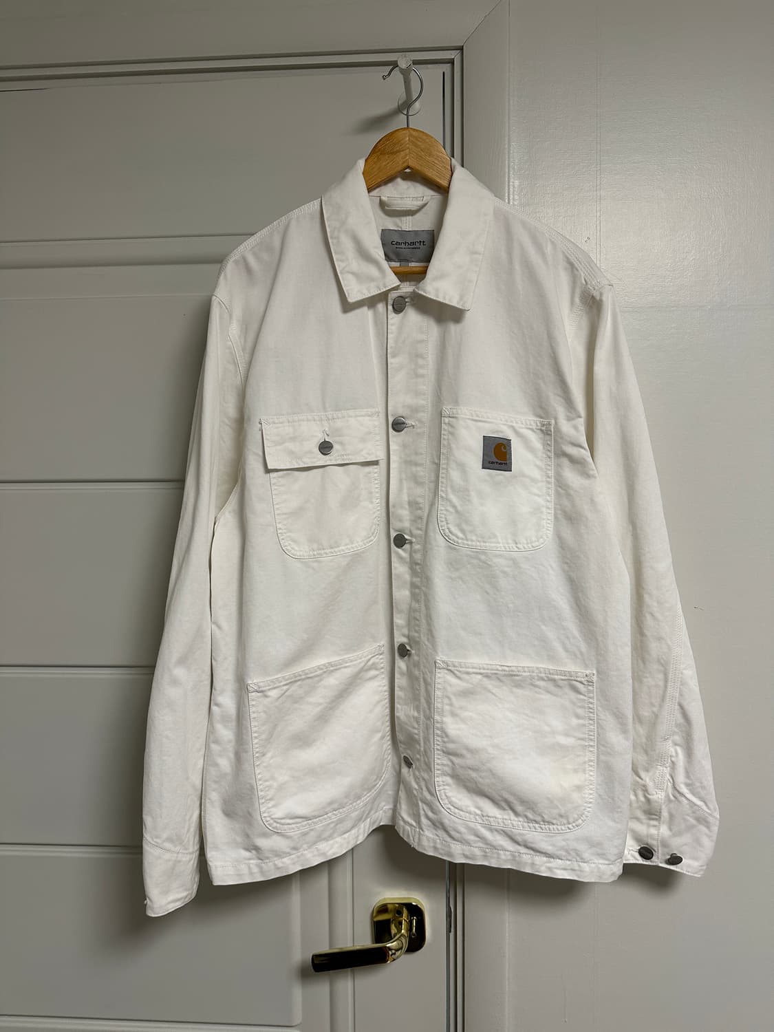 칼하트wip 미시건 코트 자켓 오프화이트 상품이미지2
