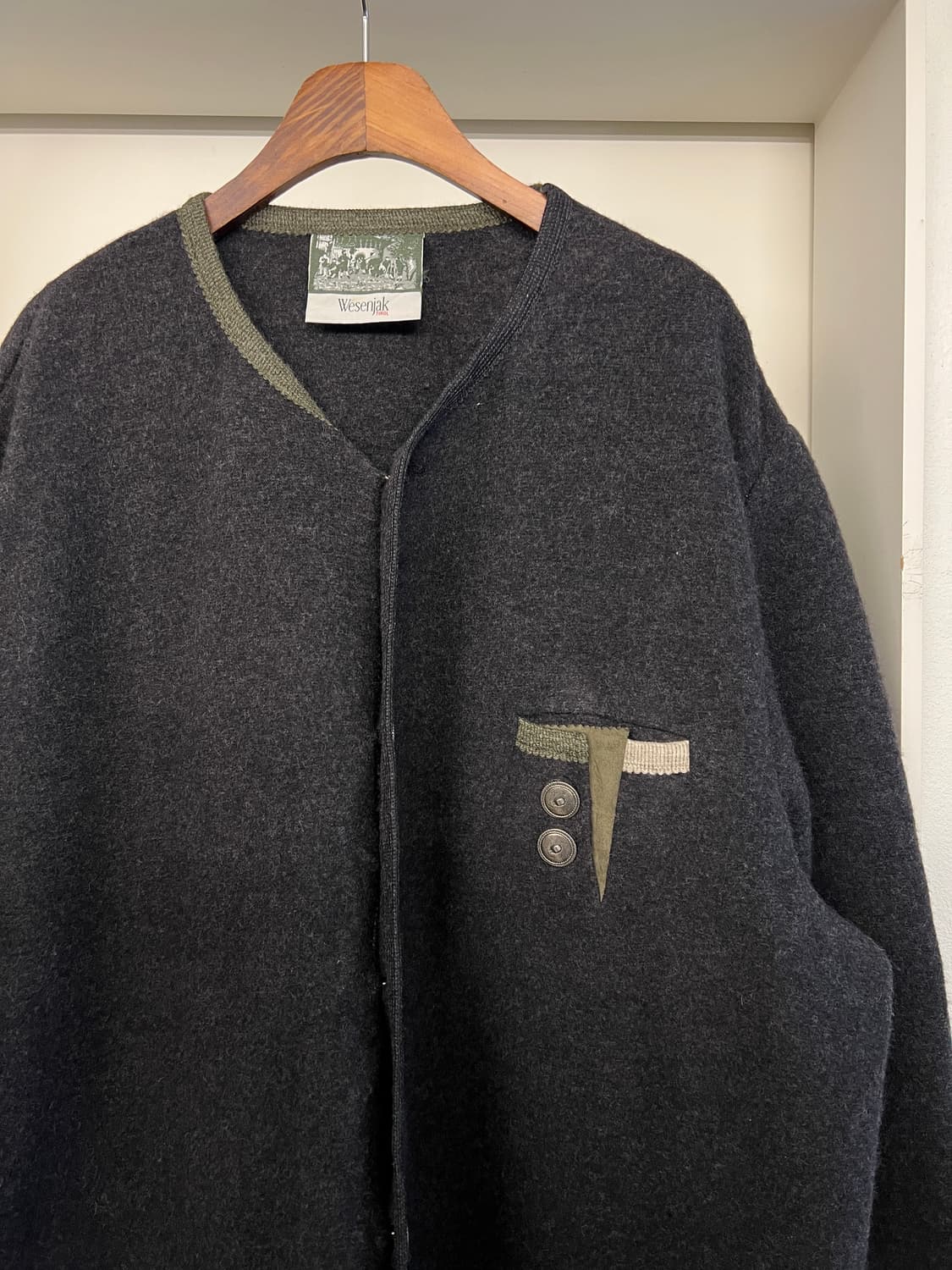 VINTAGE WESENJAK BOILED WOOL 빈티지보일드울자켓 상품이미지5