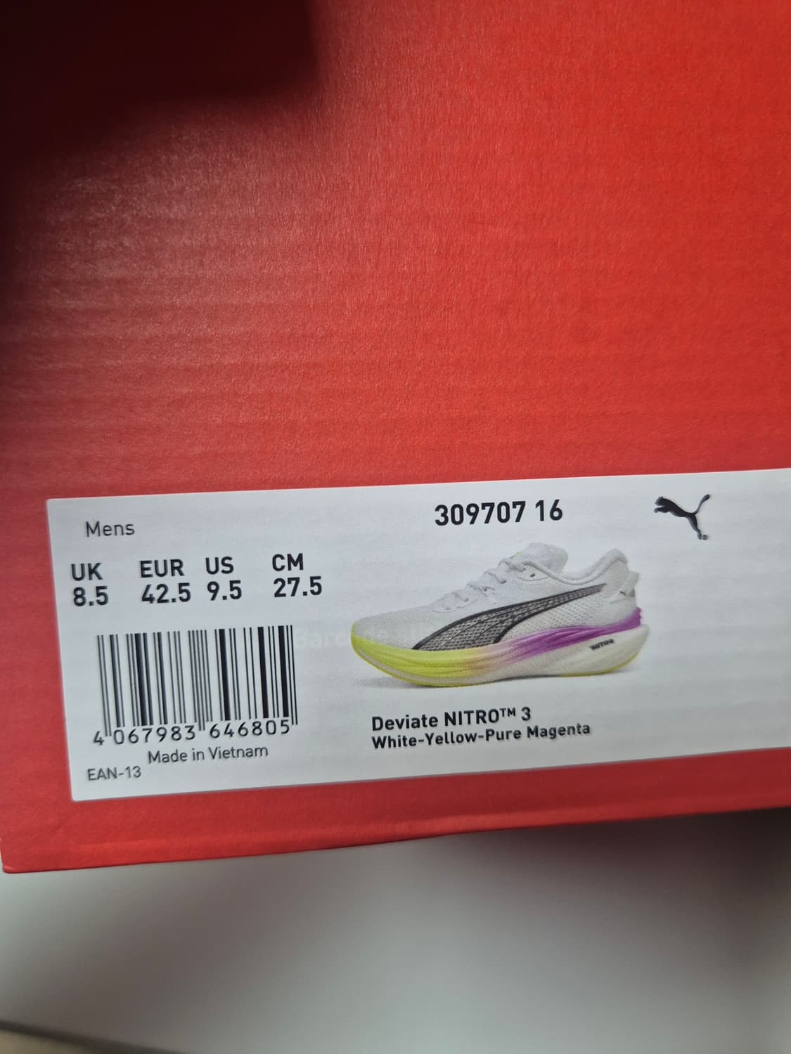 푸마 디비에이트 나이트로 3 퓨어마젠타 상품이미지2