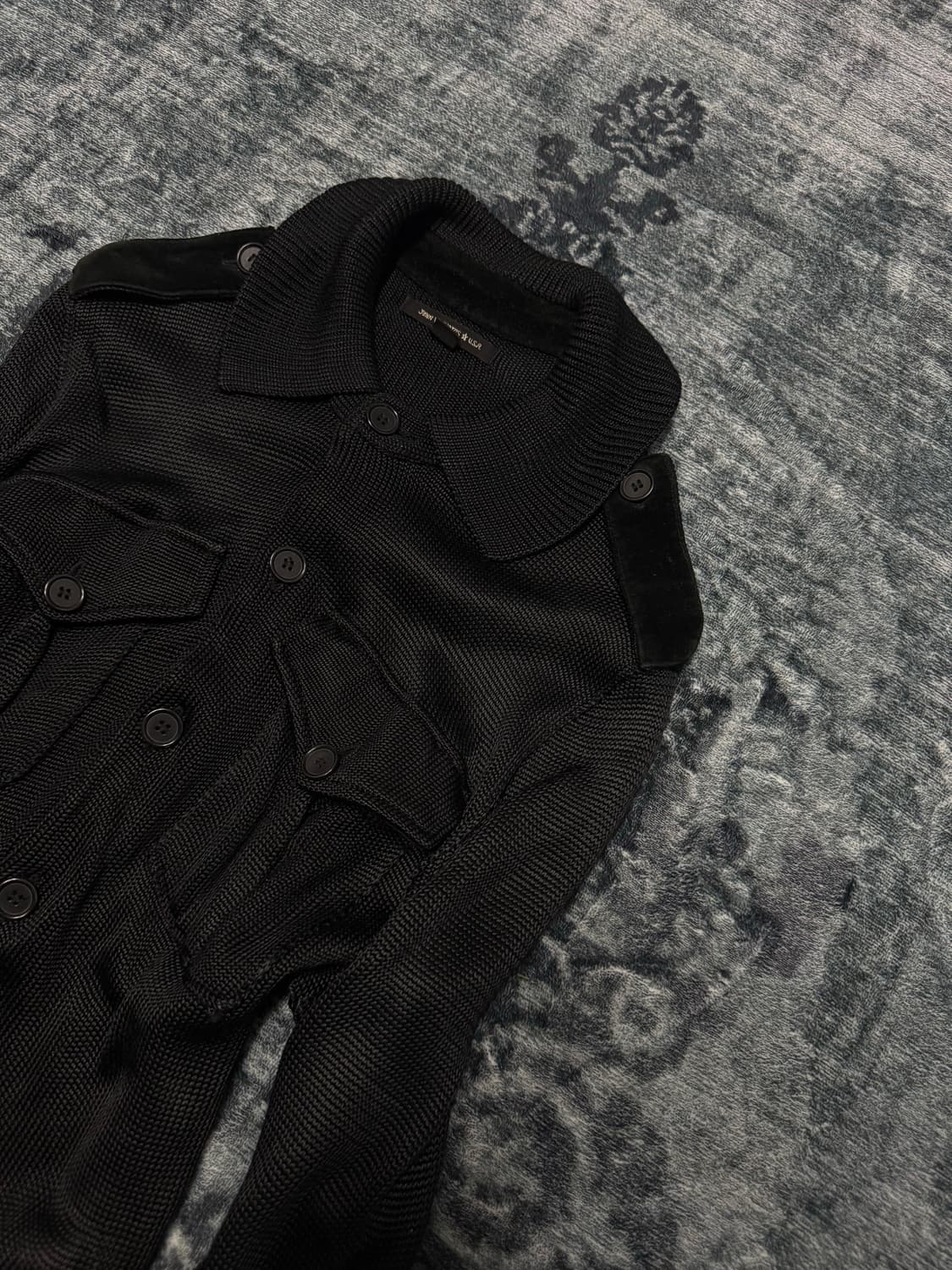 John varvatos velour coating cardigan 상품이미지3