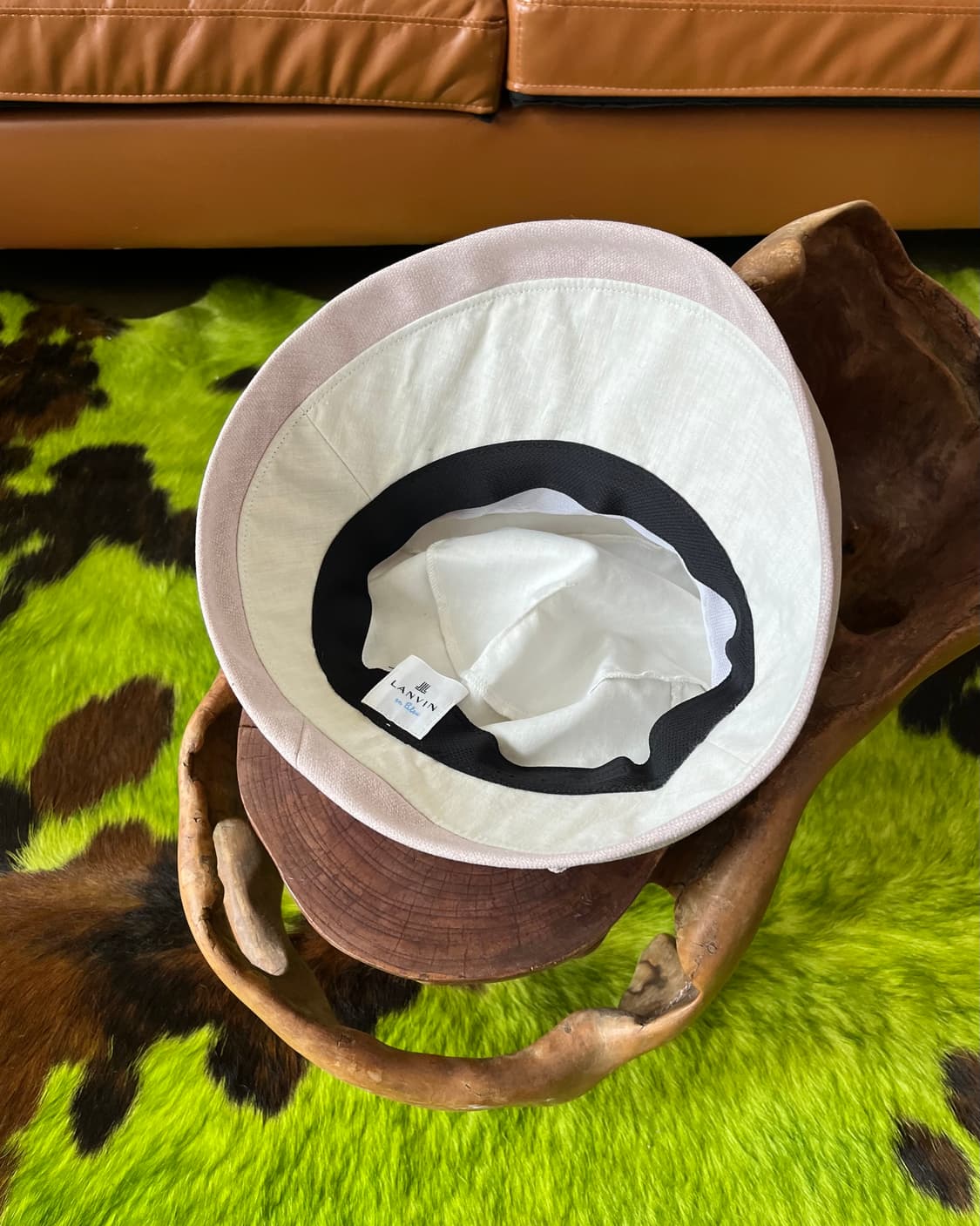 LANVIN en Blue Classic Linen Bucket Hat 상품이미지7