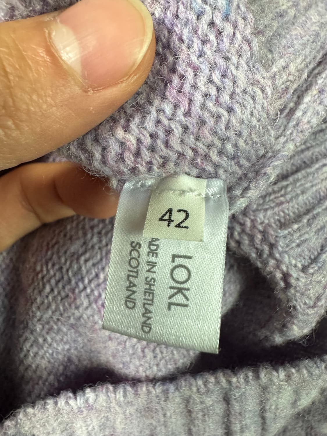 셔틀랜더 shetlander 쉐기독 가디건 연보라 상품이미지4