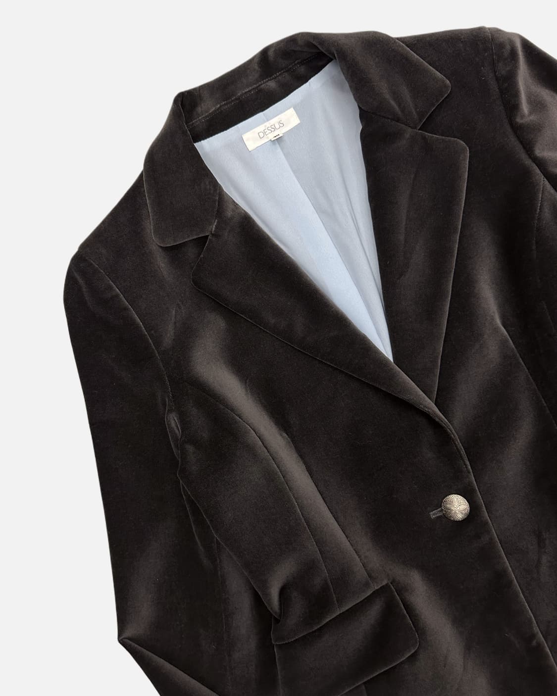 brown velvet blazer jacket 상품이미지2