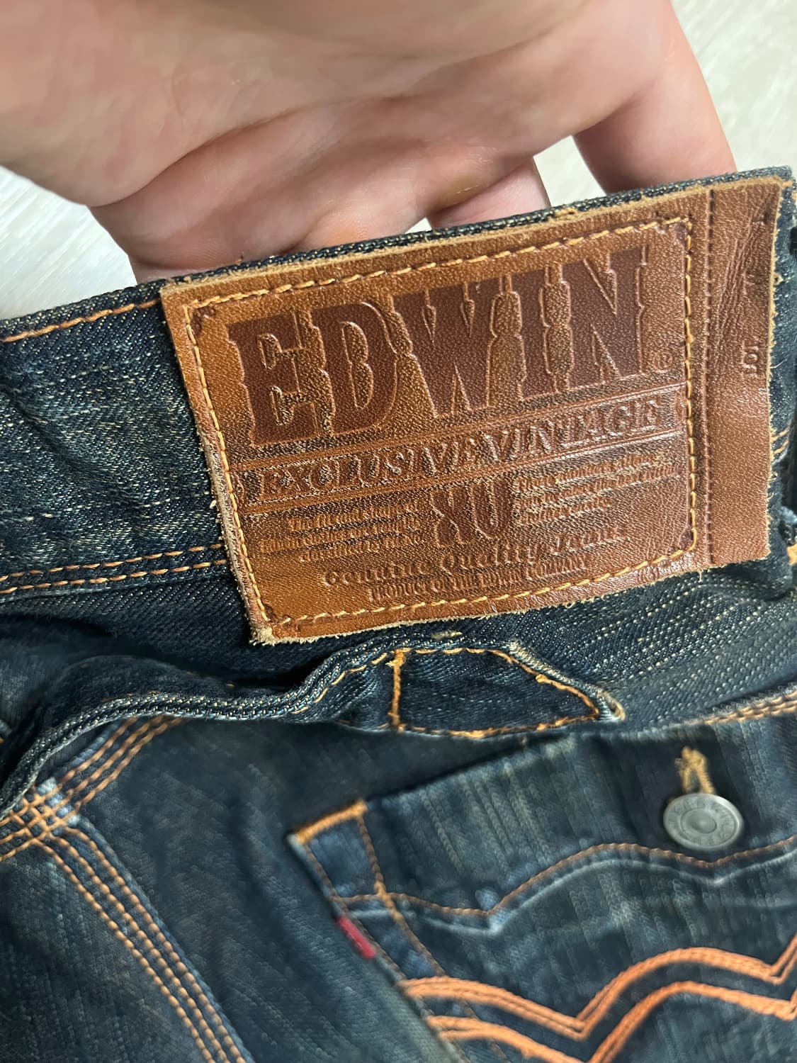 edwin 411xvs 익스클루시브 플레어진 상품이미지3