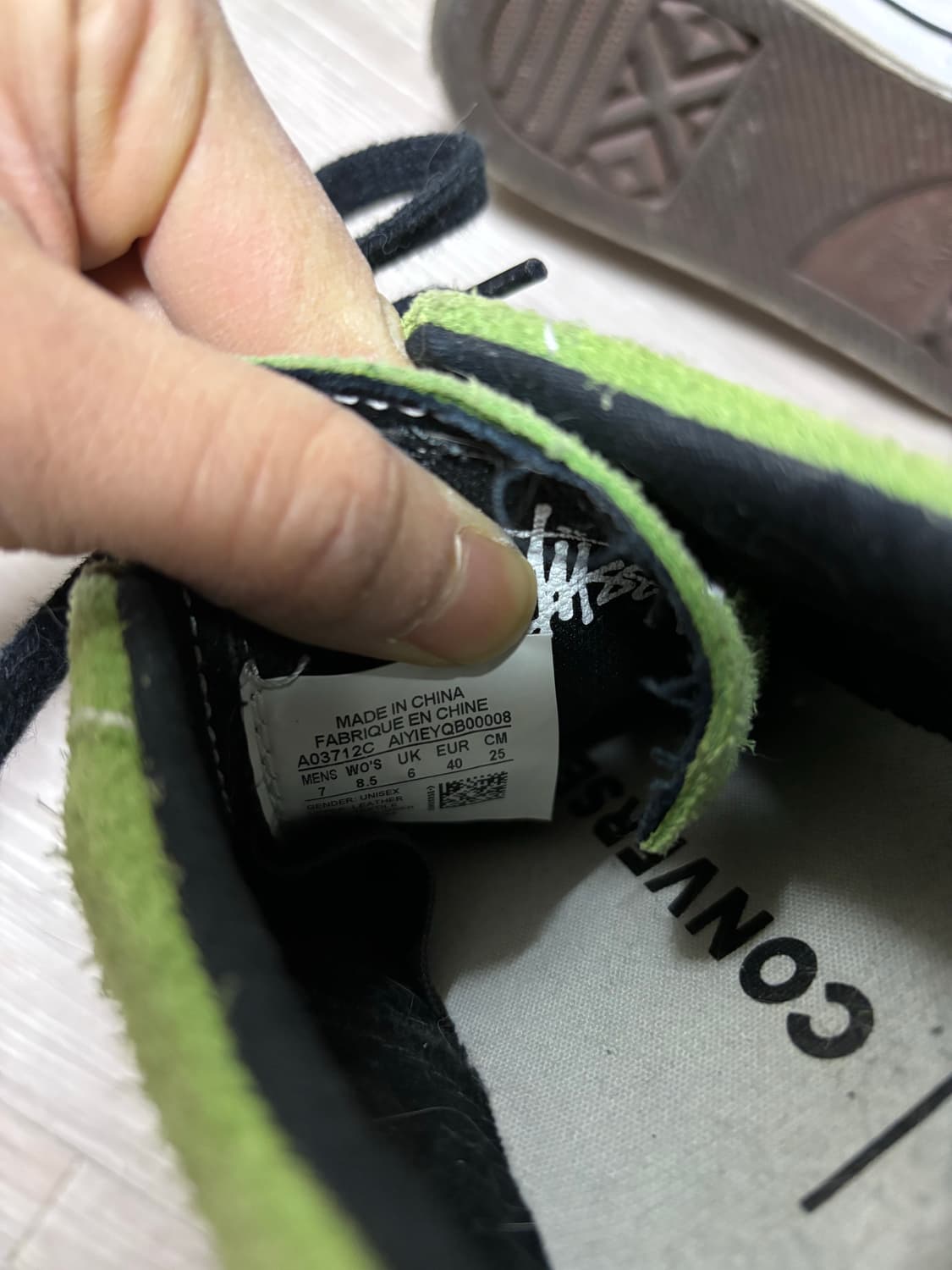 스투시x컨버스 원스타 프로로우 8볼 그린 상품이미지9