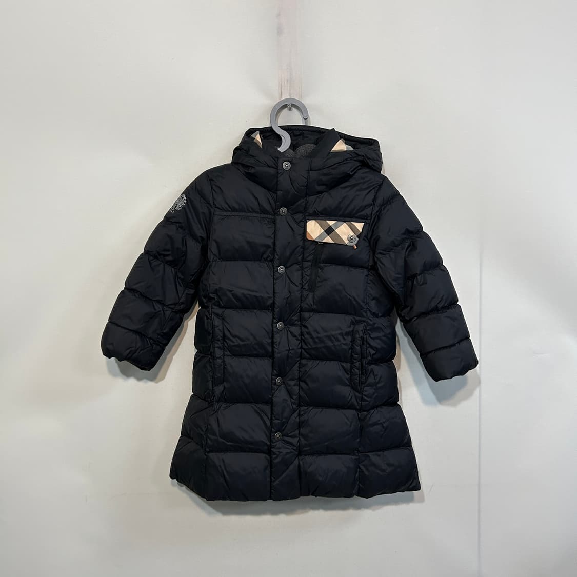 닥스 키즈 오리털 롱패딩 110 블랙  상품이미지1