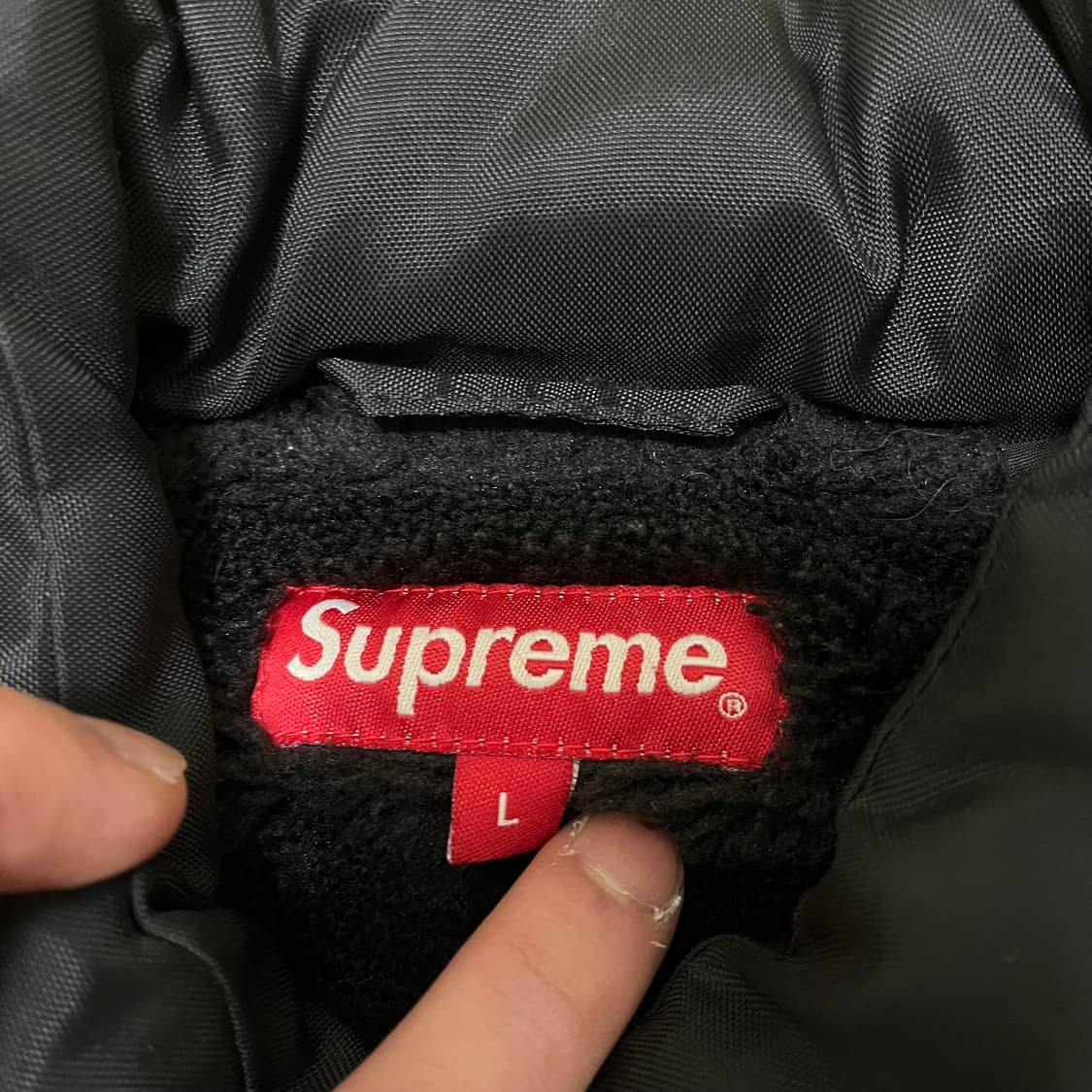 슈프림 Supreme 사이드로고 집업 점퍼 자켓 L(100) 상품이미지5