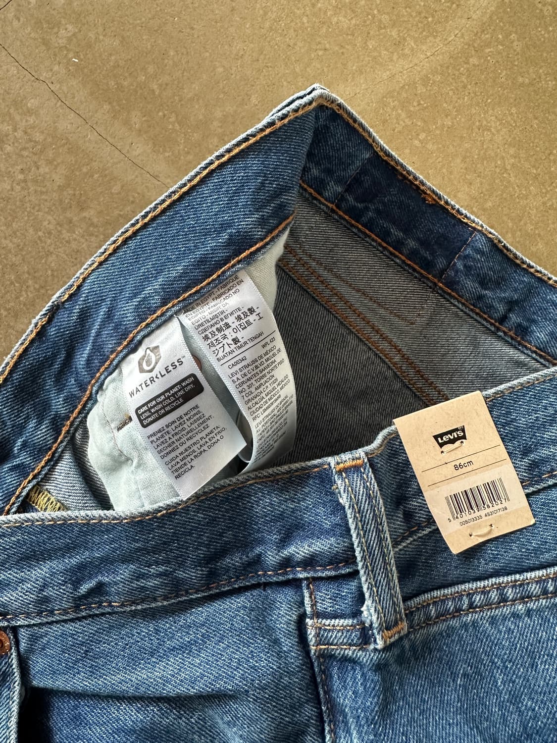 Levis 501 스트레이트 데님 팬츠 w34 상품이미지6