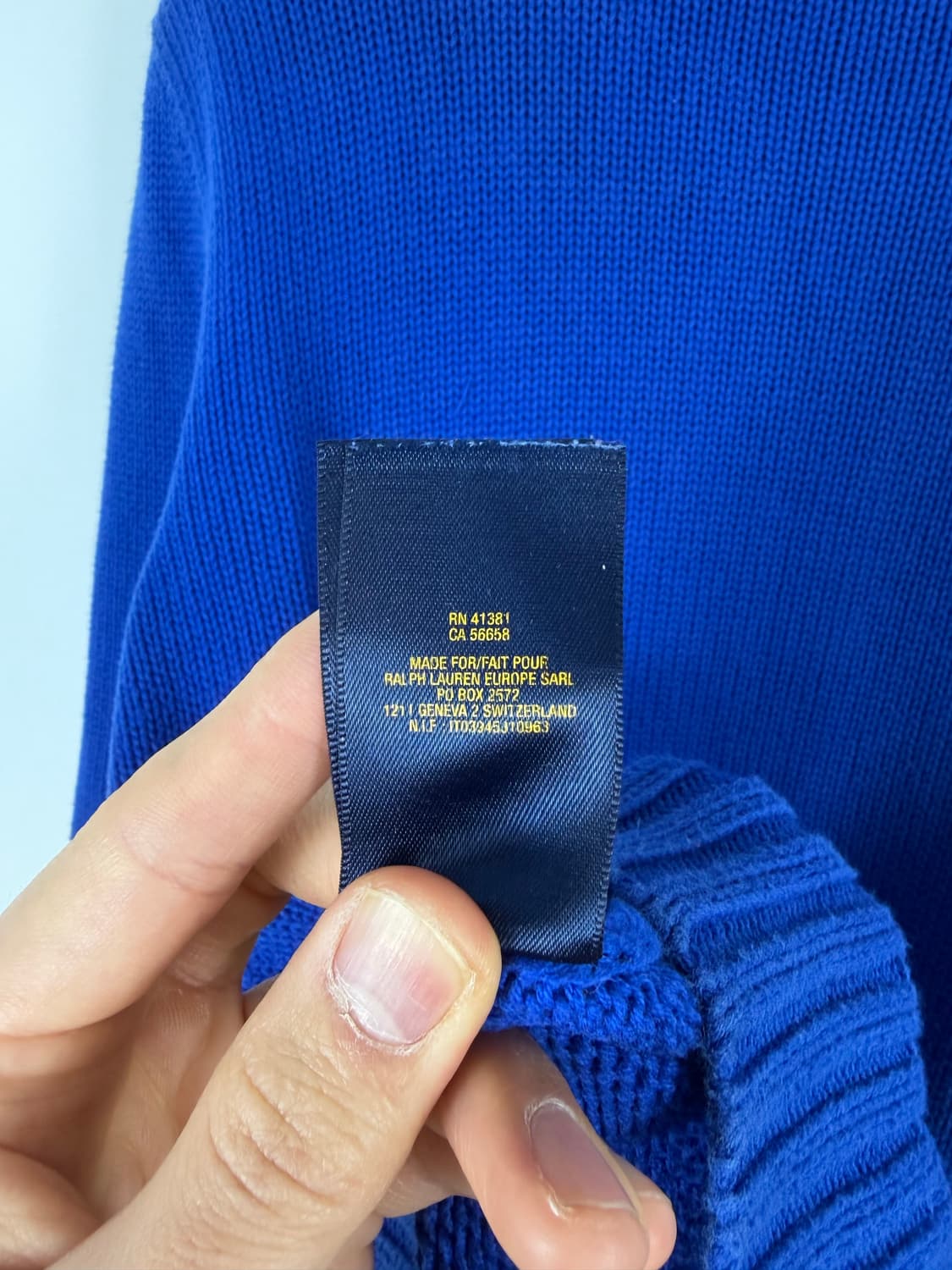 a193) 폴로랄프로렌 빅포니 니트집업 상품이미지8