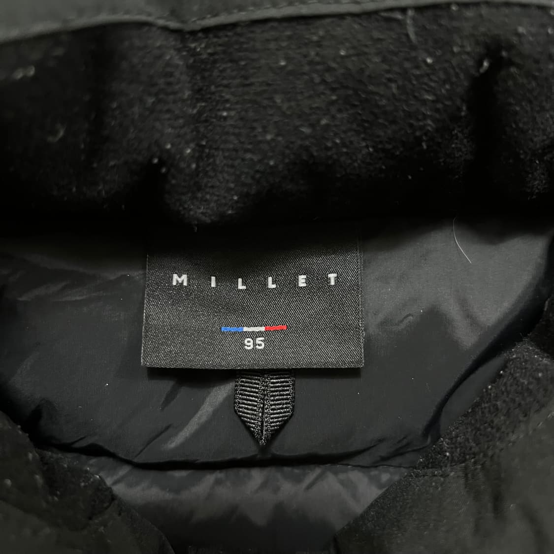 밀레 덕다운 경량패딩 점퍼 [블랙] M/95 상품이미지5