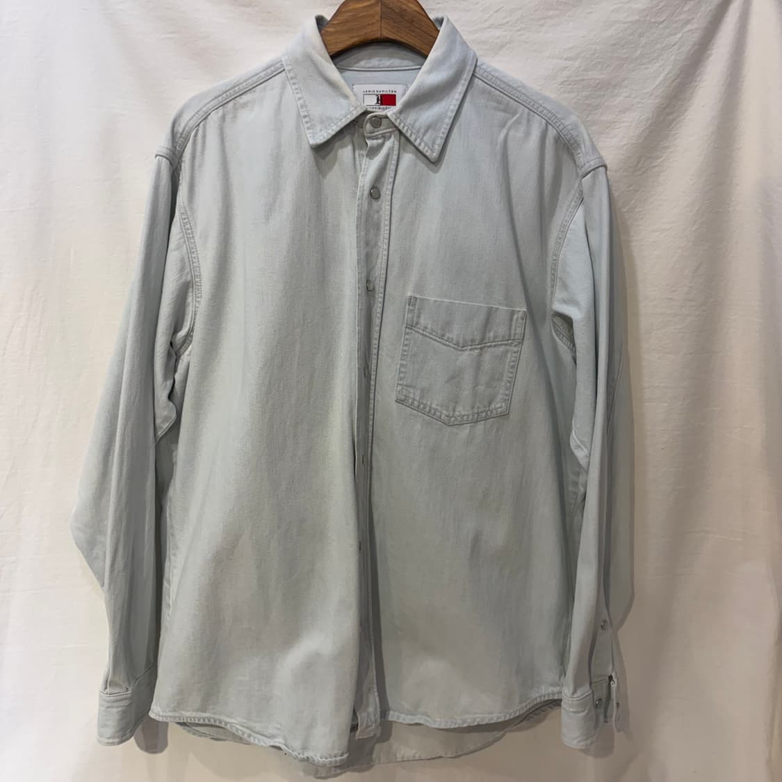 타미힐피거x 루이스해밀턴 데님 셔츠 청남방 상품이미지2