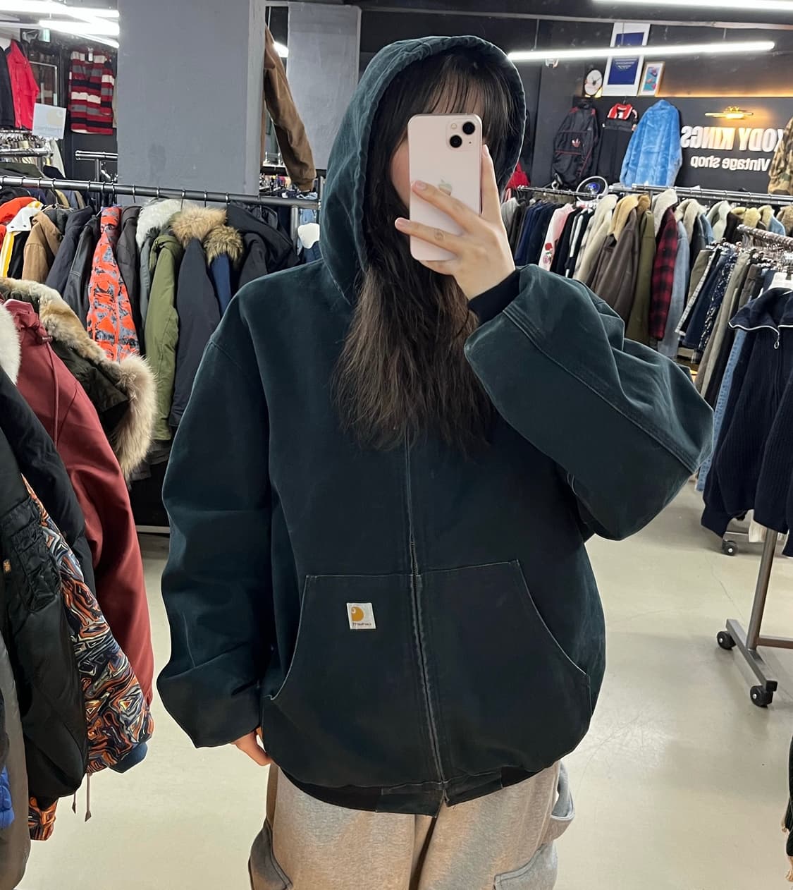 칼하트 후드 자켓 상품이미지1