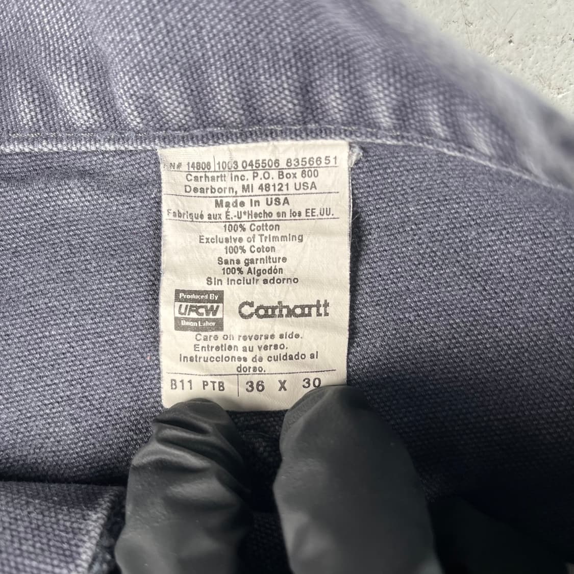 빈티지 칼하트 싱글니 카펜터 팬츠 B11PTB 상품이미지4