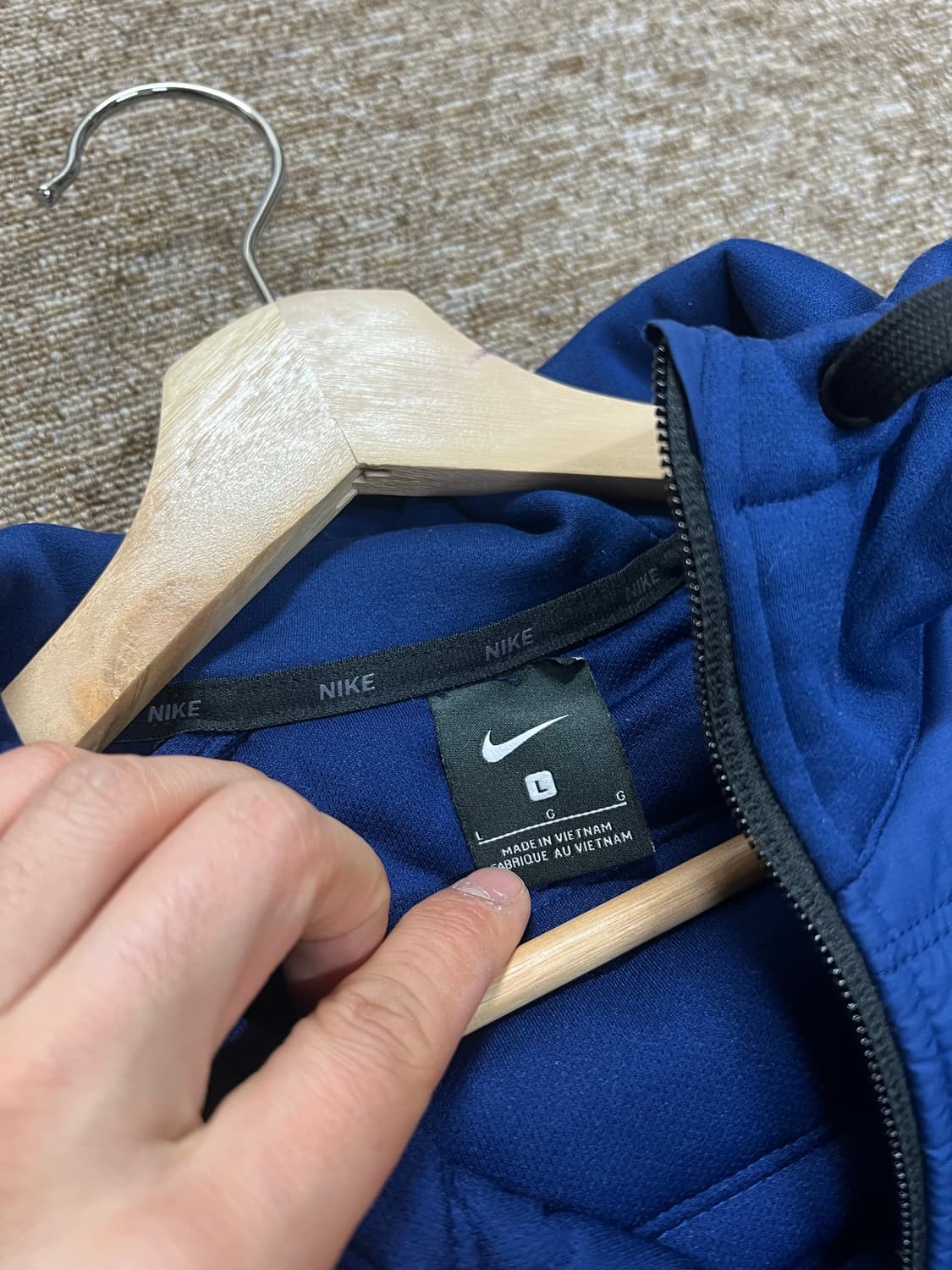 나이키 남성 후드 패딩 자켓 L 상품이미지4