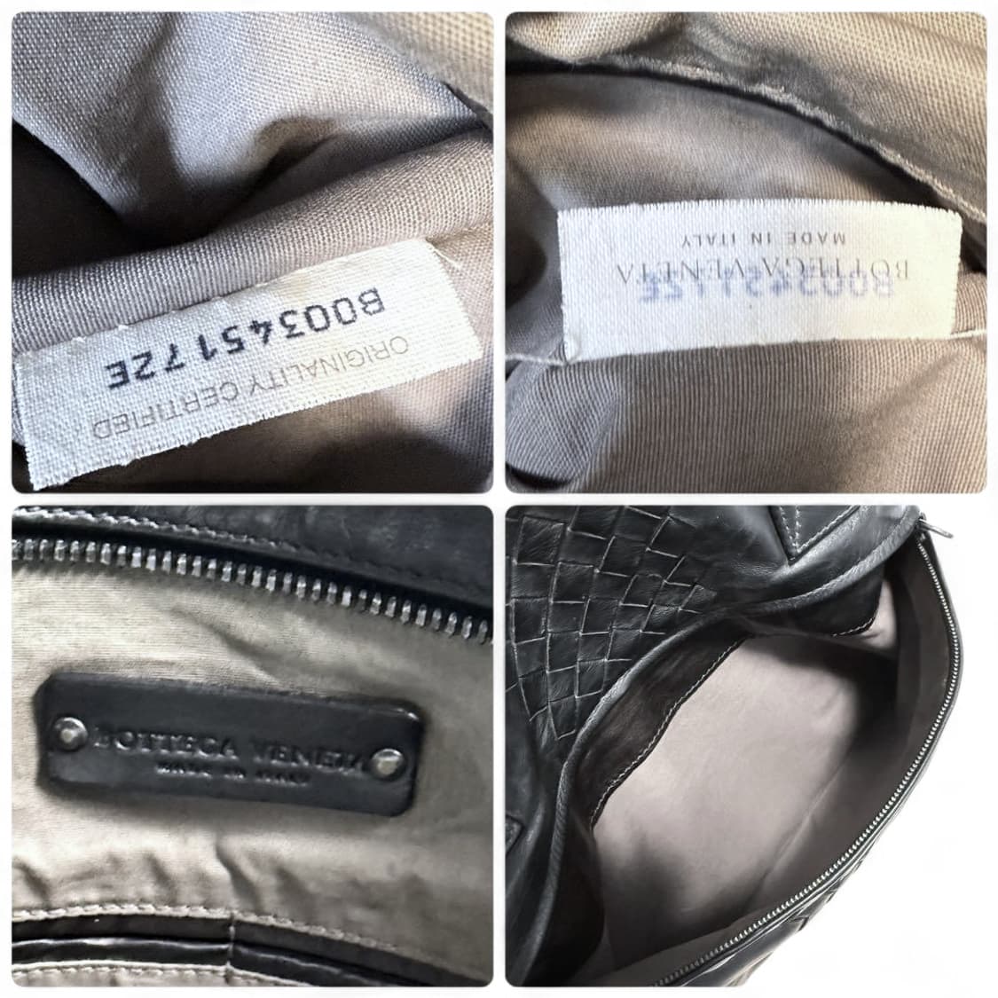 보테가베네타 인트레치아토 소가죽 보스톤백 상품이미지9