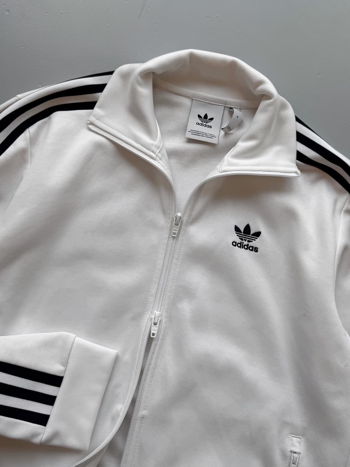 아디다스 루즈핏 베켄바우어 화이트 투웨이 트랙 져지 상품이미지3