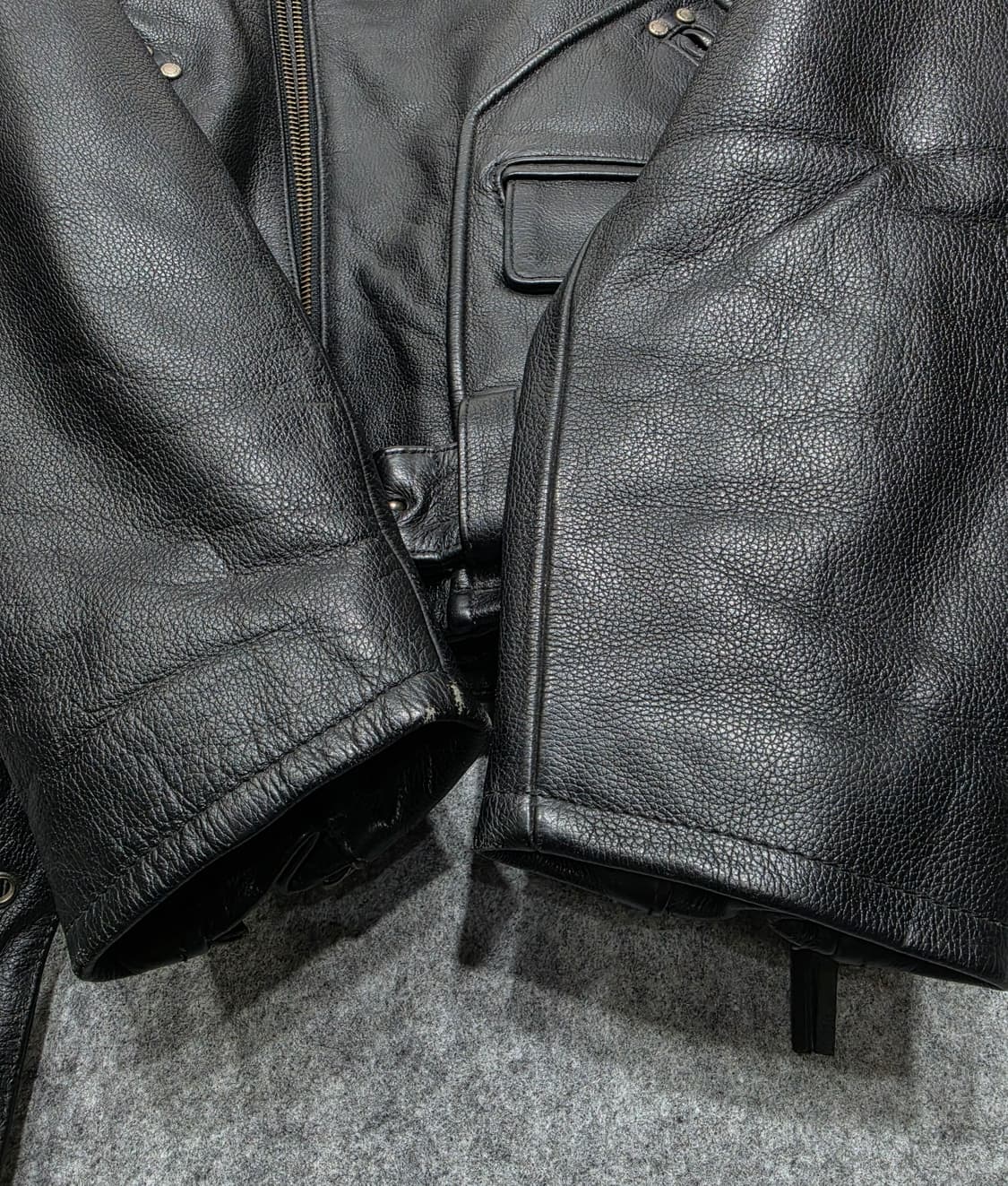 할리 데이비슨 이글 엠보 로고 레이스업 더블 라이더 자켓 가죽자켓 L 상품이미지5