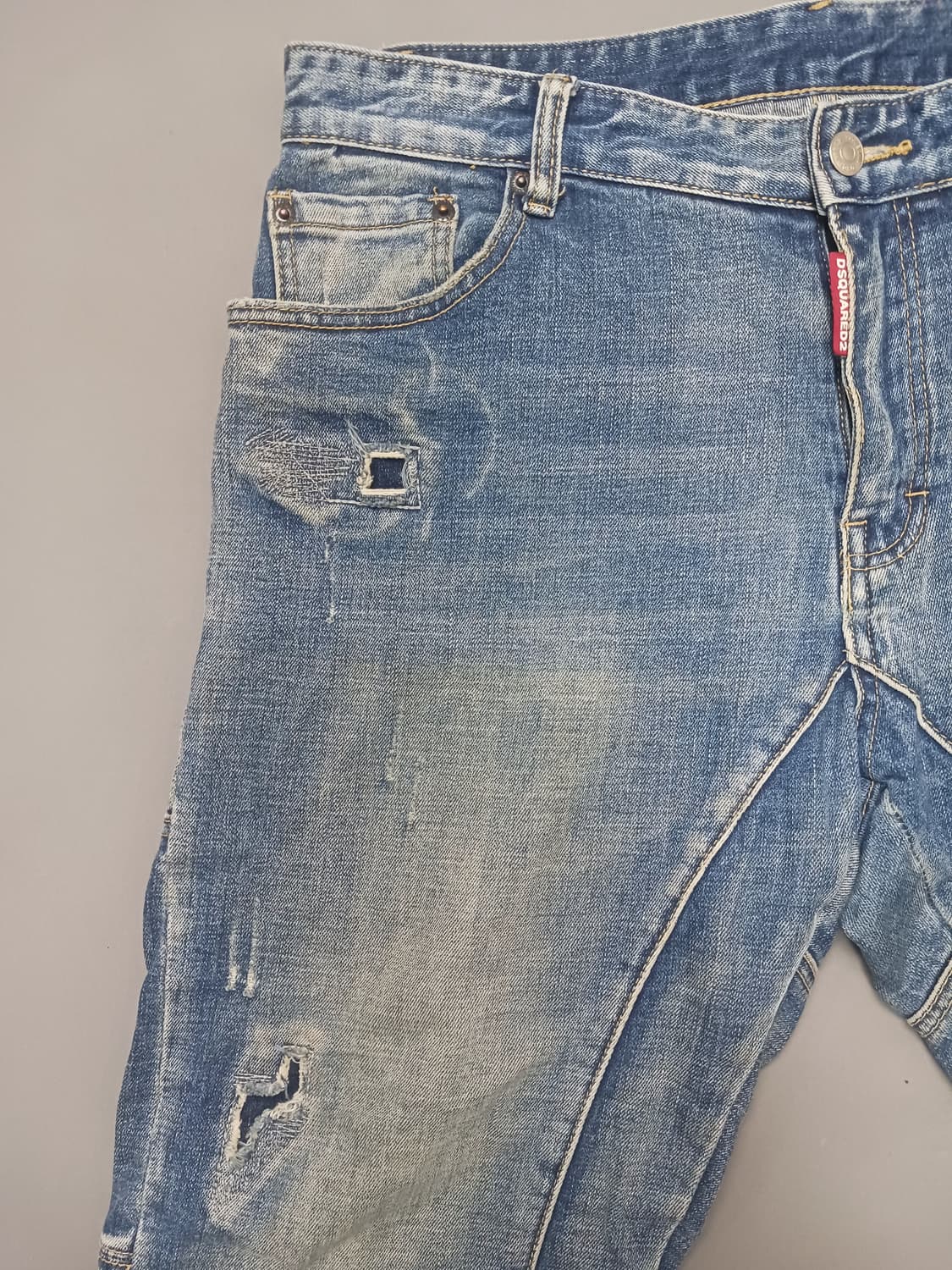 [34] 디스퀘어드2 디스덧댐 바이커진 청바지 상품이미지2