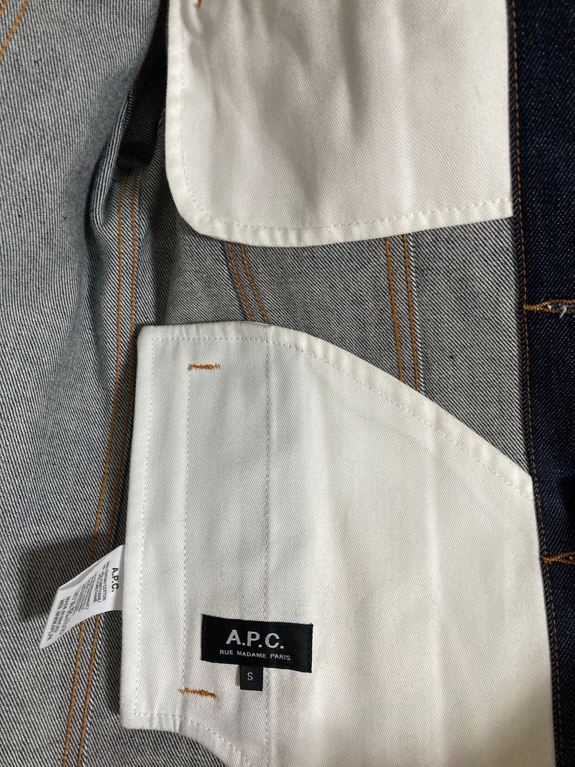 A.P.C. 생지 데님 청자켓 S사이즈 상품이미지4