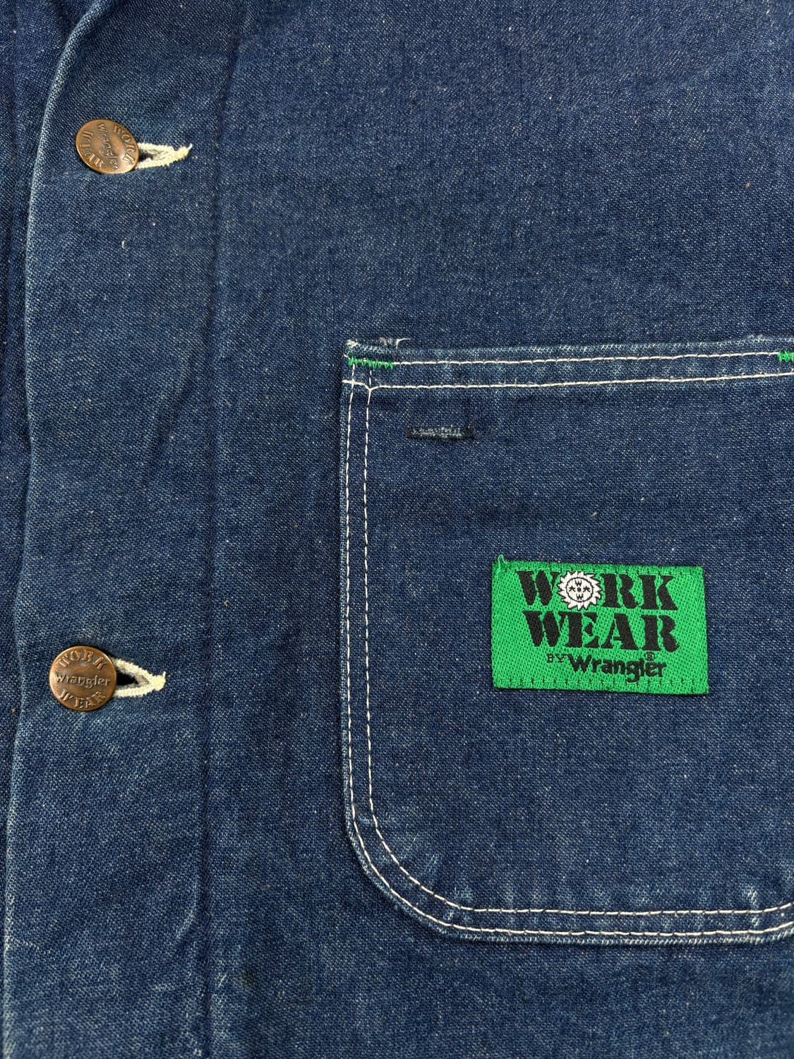 90's Wrangler Work Wear Denim Jacket    상품이미지3
