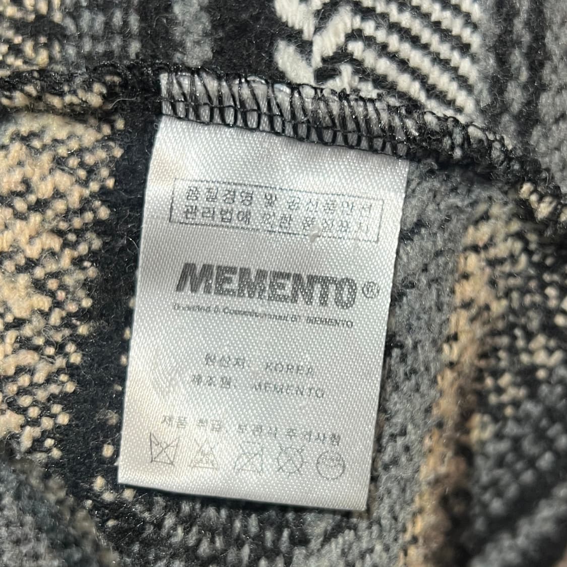 Memento 스트라이프 니트 스웨터 상품이미지4