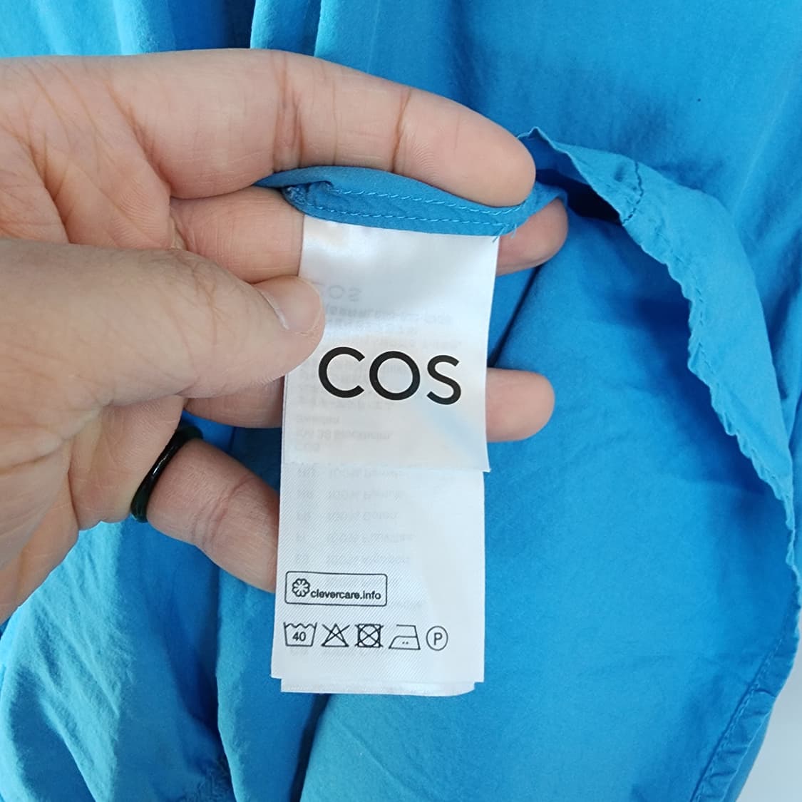 COS 코스 블루 캉캉 롱 원피스 상품이미지8