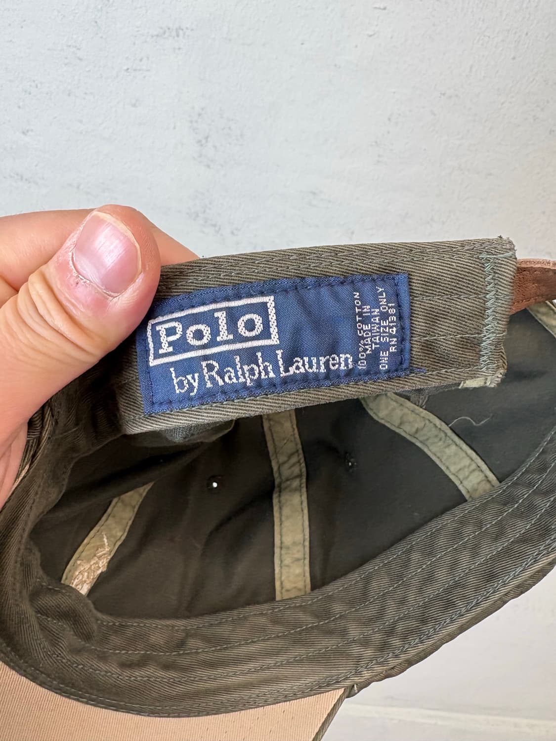 폴로랄프로렌 빈티지 카키 볼캡 상품이미지5