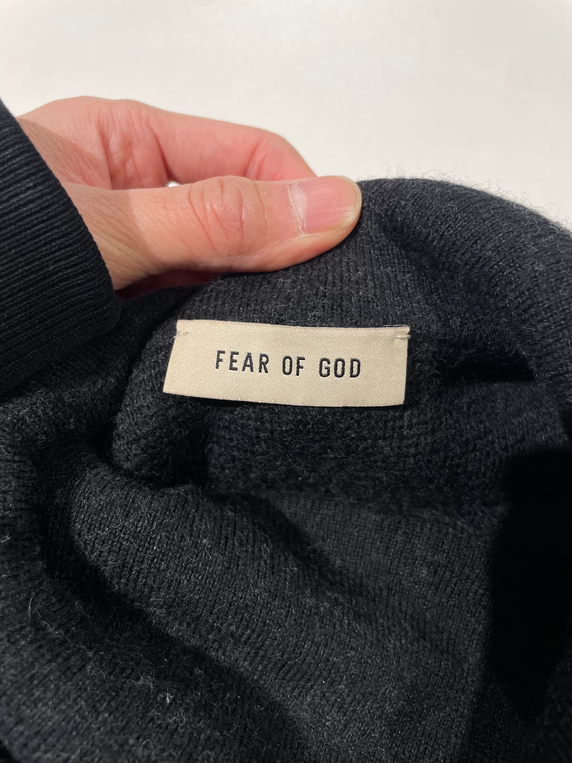 피어 오브 갓 블랙 울 터틀넥 오토만 상품이미지7