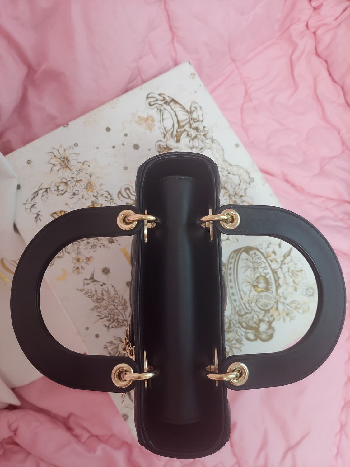 정품)급처상태좋음!디올 레이디백 스몰블랙 크로스토트백 게런티있음 지수가방 상품이미지6