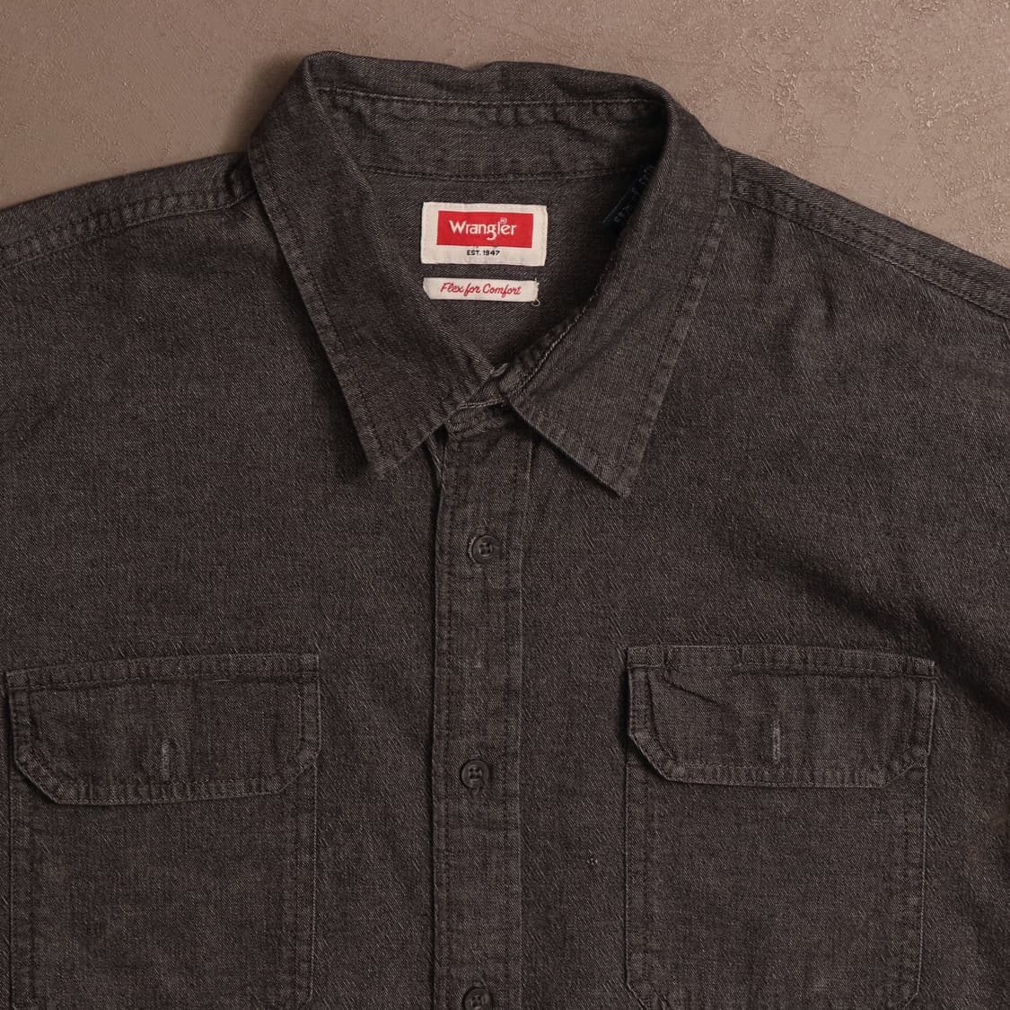 랭글러 코튼 워크셔츠 차콜 A1657 상품이미지2