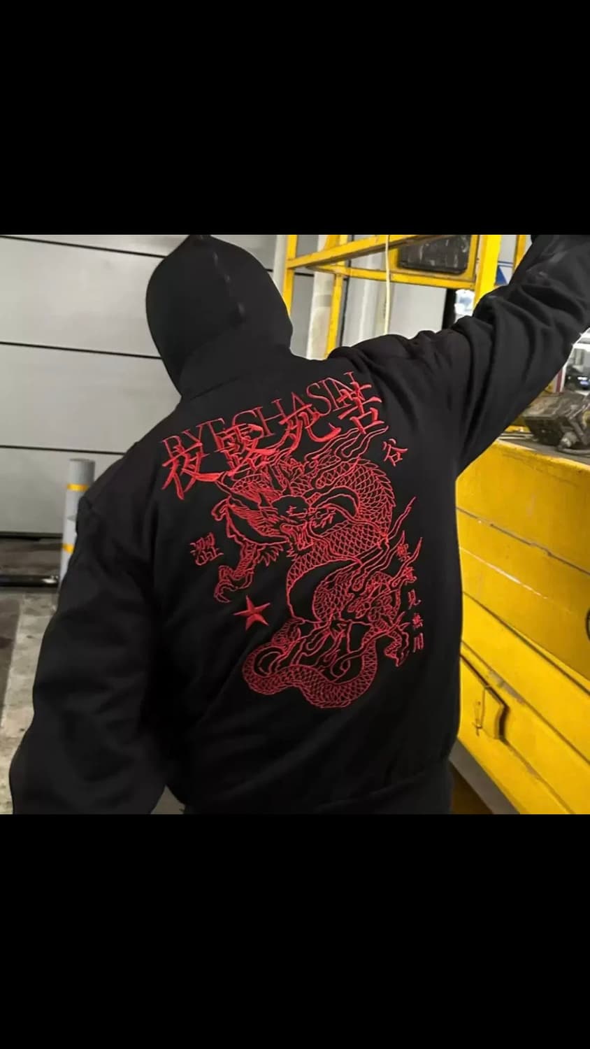 [M] rye chasin embroid 드래곤 트랙 자켓 상품이미지3