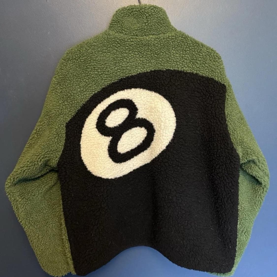 스투시 8볼 플리스 자켓 그린 상품이미지3