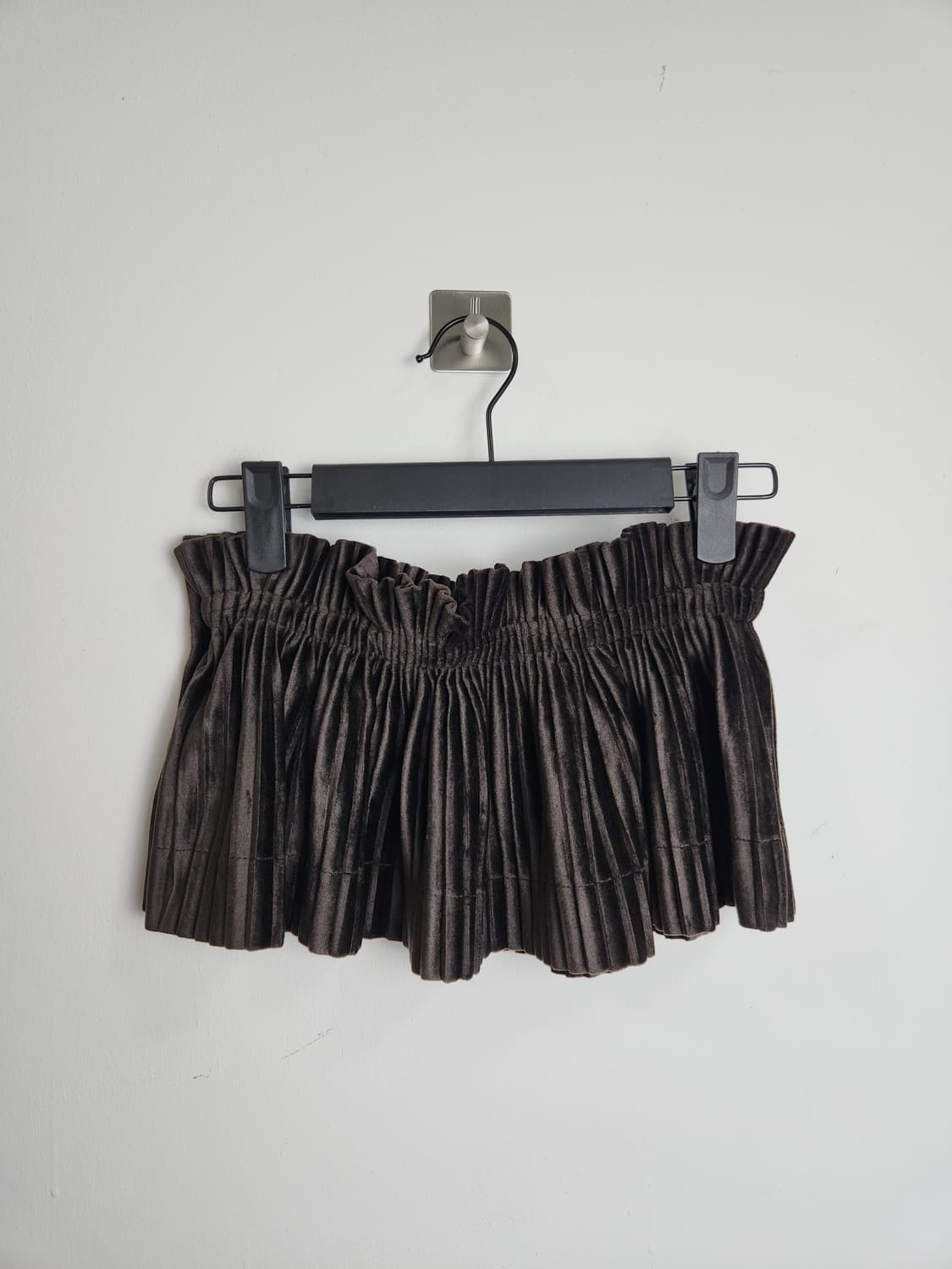 벨벳 레이어드 랩 스커트 상품이미지5