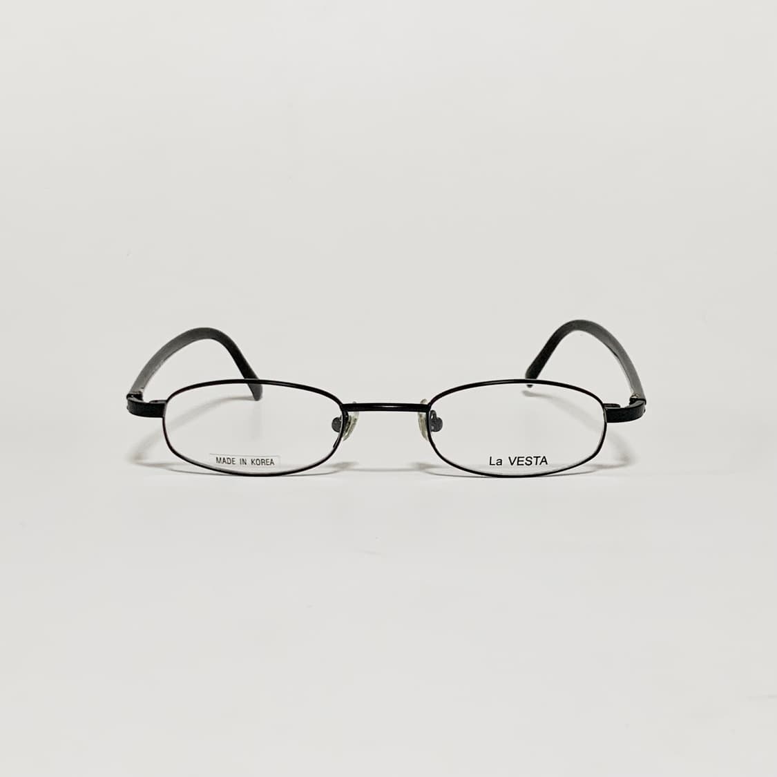 932 데드스탁 블랙 오벌 슬림 직사각 초경량 빈티지안경 픽키 상품이미지1