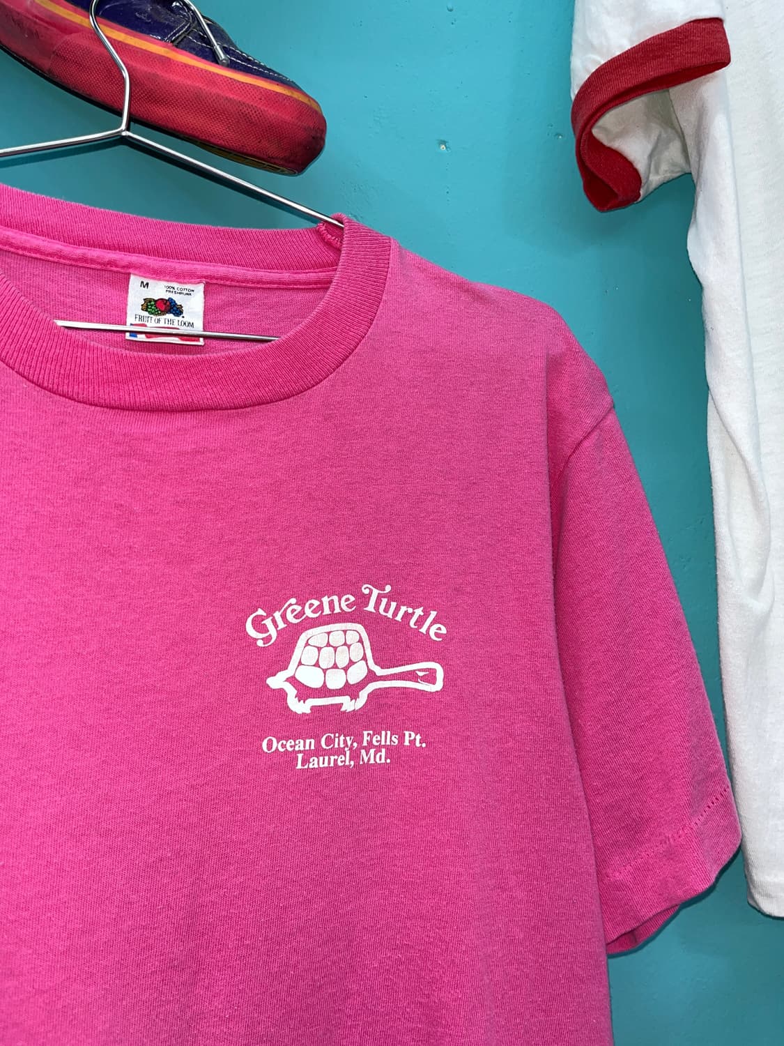 90s USA Greene Turtle 싱글스티치반팔 후루츠패밀리