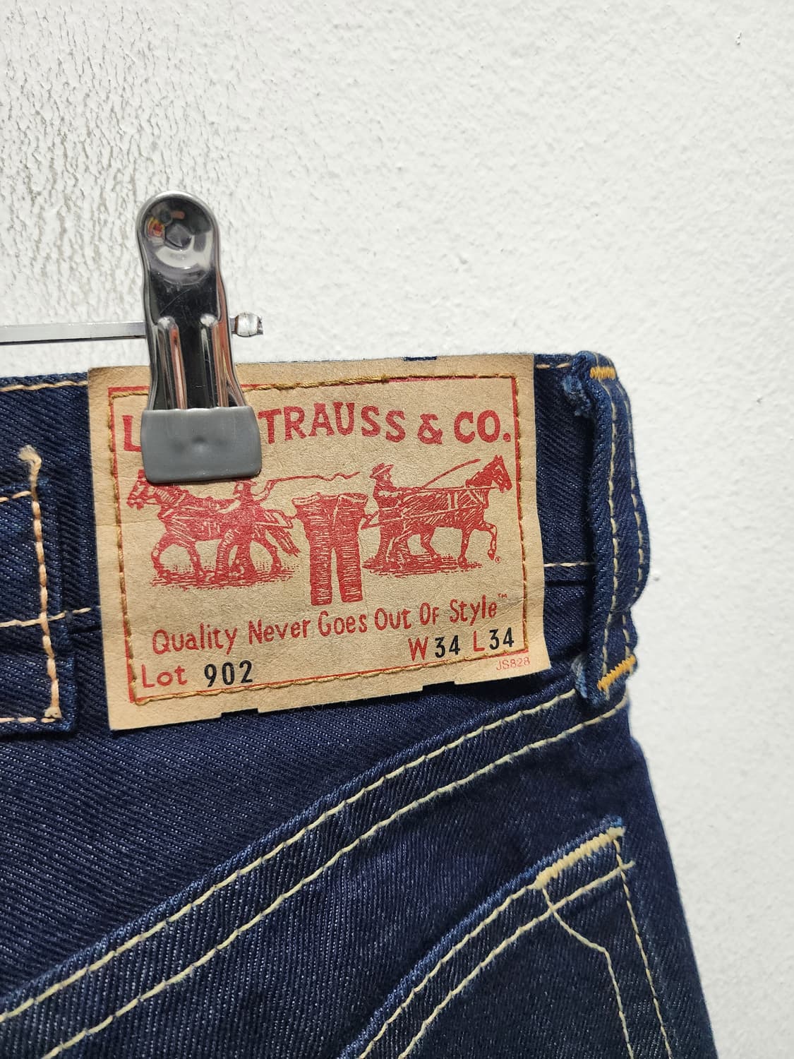 리바이스 902 신치백 진청 데님 상품이미지6