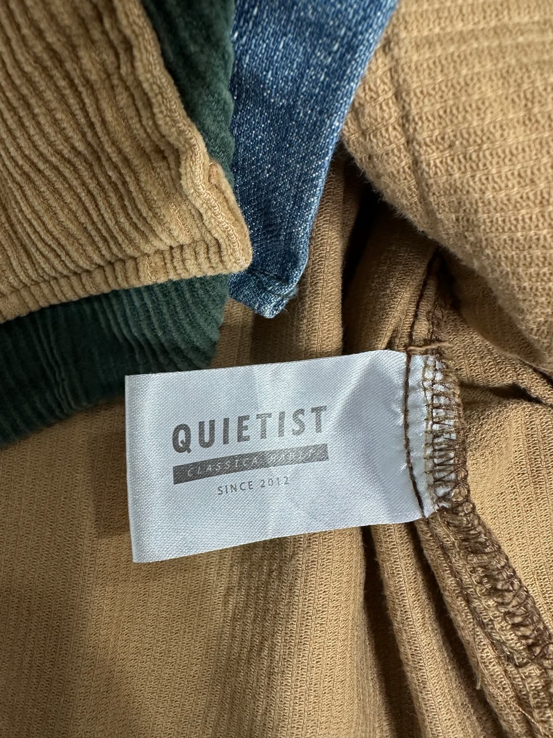 Quietist 콰이어티스트 코듀로이 멀티컬러 자켓 L 상품이미지4