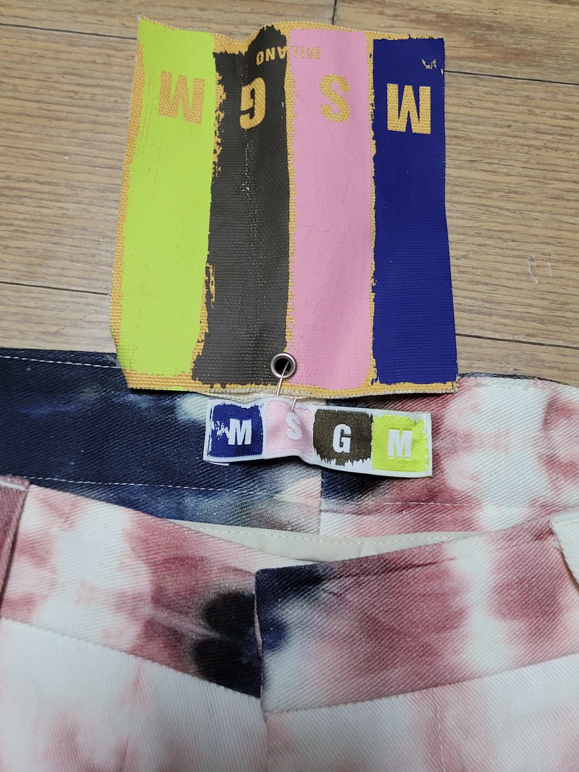 MSGM 멀티컬러 타이다이팬츠  상품이미지3