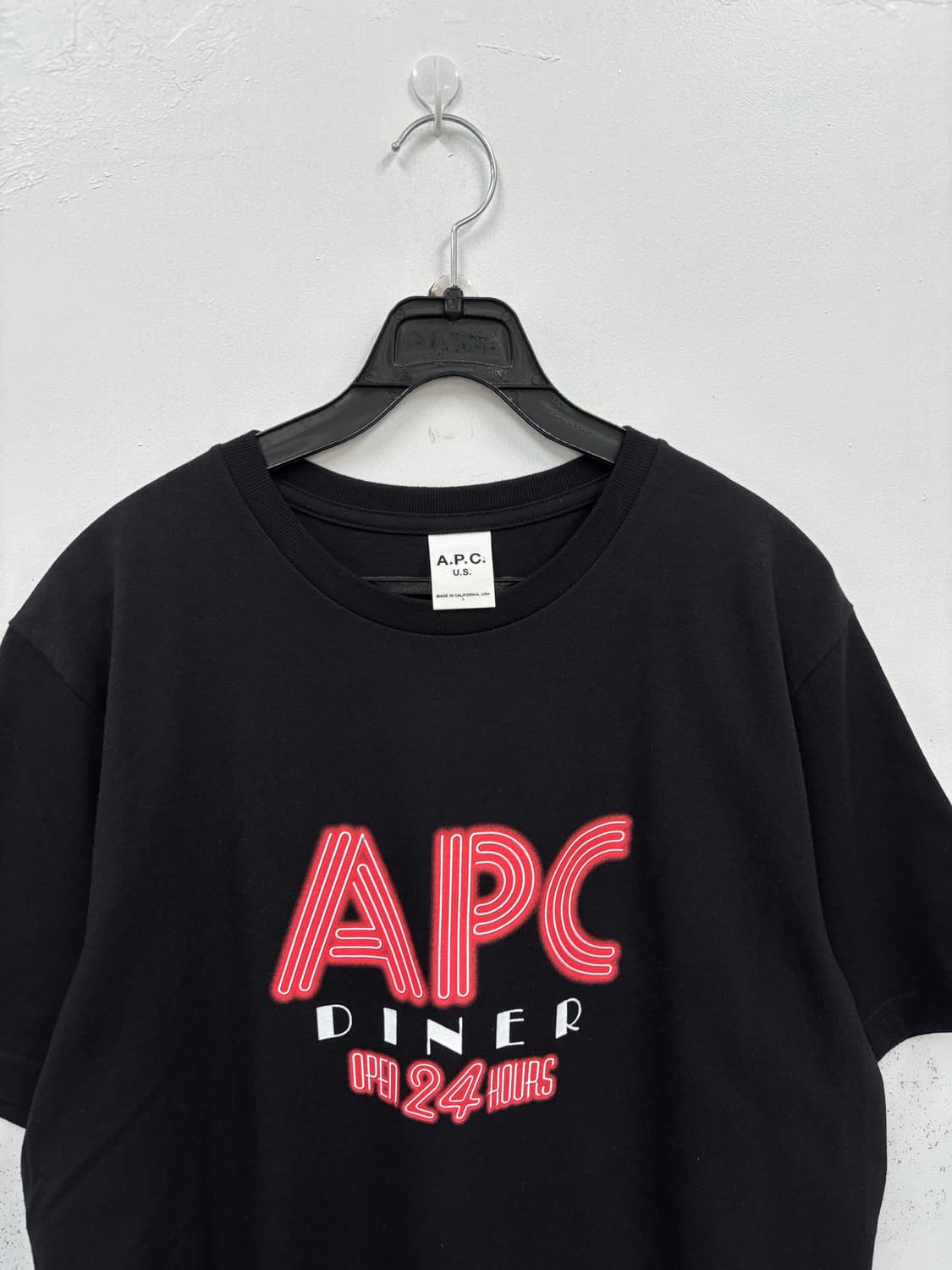 APC아페쎄 타일러 남성 반팔 티 블랙  상품이미지2