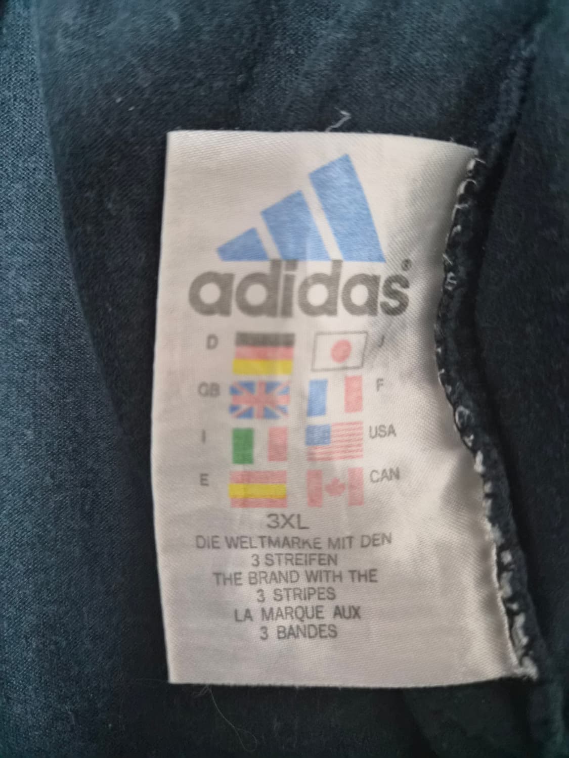 Adidas 오리지널 빈티지 월드컵 티셔츠 2XL - T129 상품이미지6
