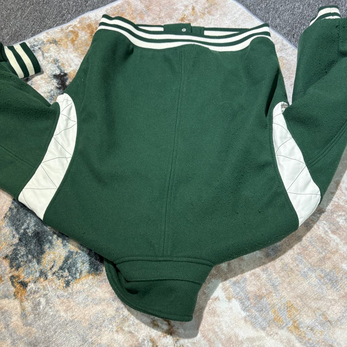 NIX 그린 바시티 빈티지자켓 상품이미지6