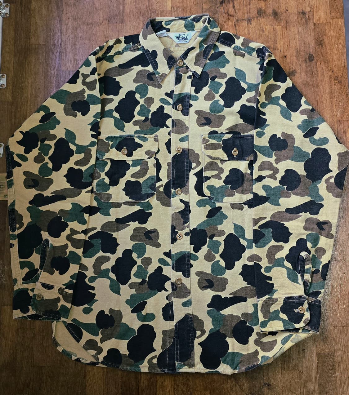 WOOLRICH 울리치 카모플라쥬 셔츠 MADE IN USA 상품이미지1